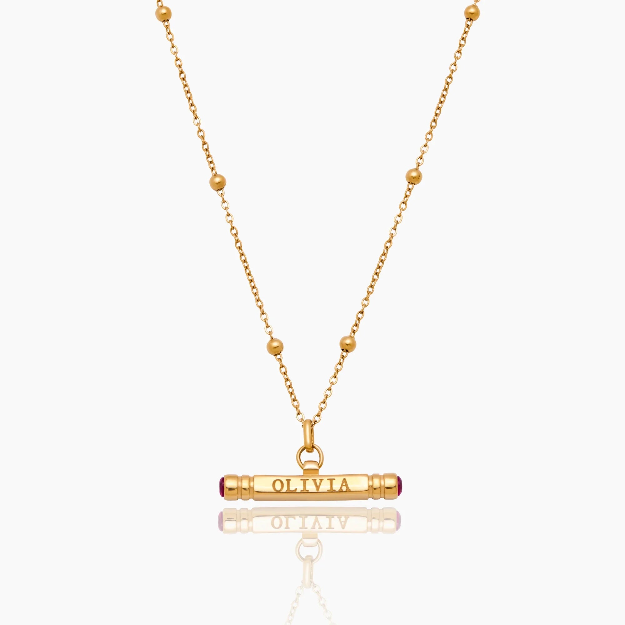 Collier Barre Précieuse — vue 1