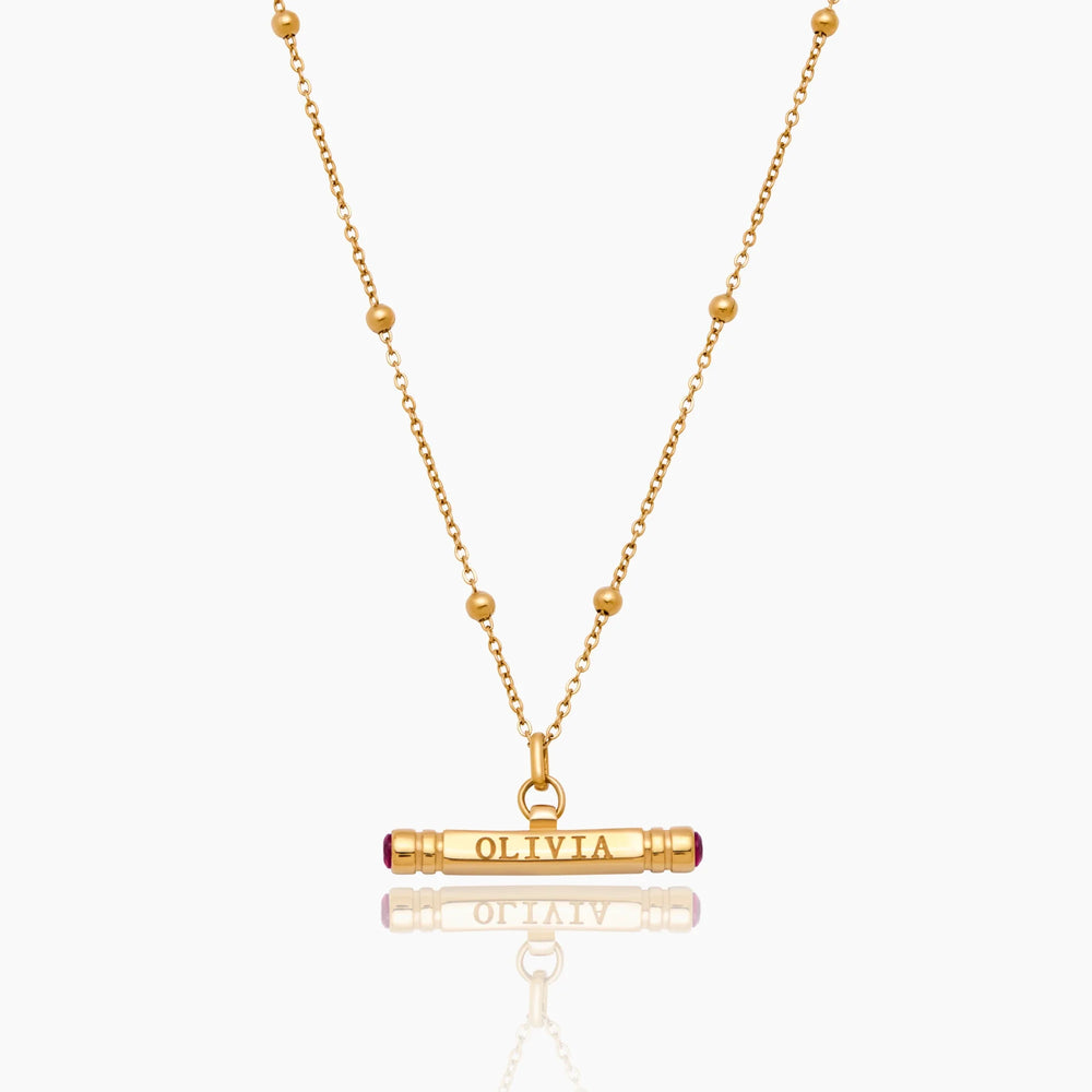 Collier Barre Précieuse — vue 1