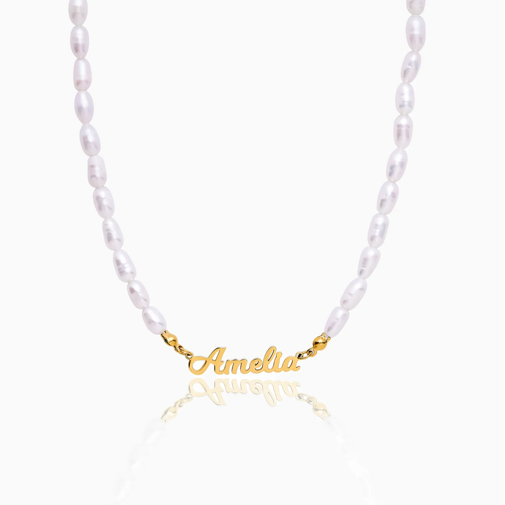 Collier Prénom Perlé — vue 1