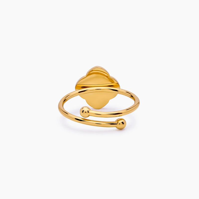 Bague Trèfle Enlacé — vue 4