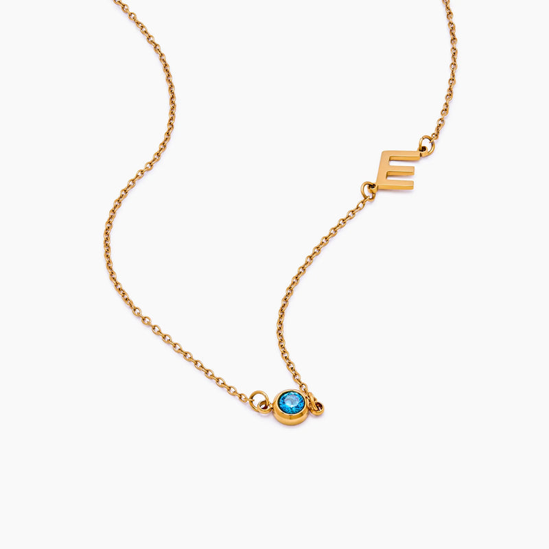 Collier Initiale Latérale — vue 4
