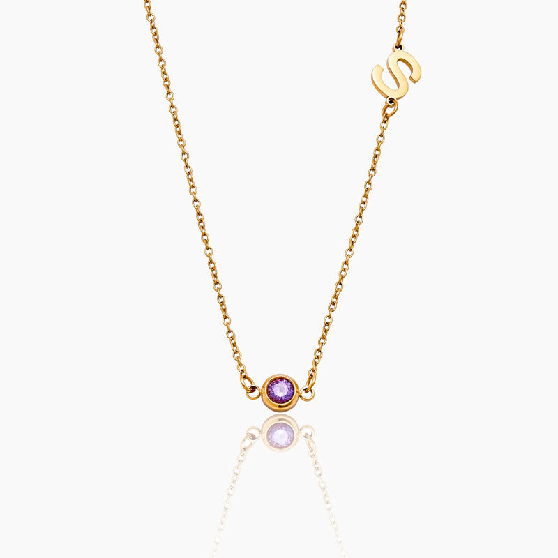 Collier Initiale Latérale — vue 1