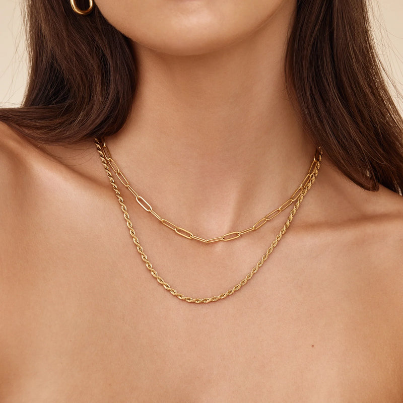Collier Maillons Torsadés — vue 4