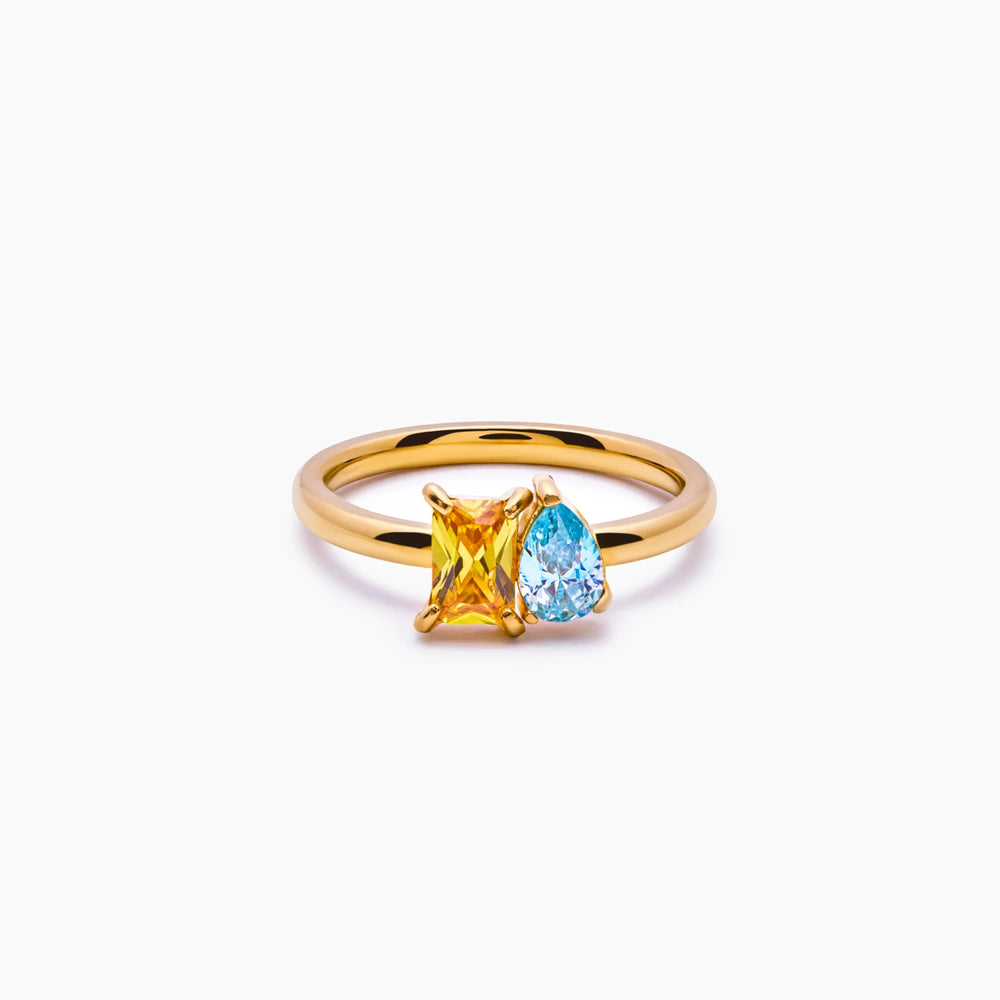 Bague Pierres Complices — vue 1