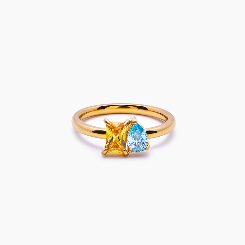 Bague Pierres Complices — vue 1
