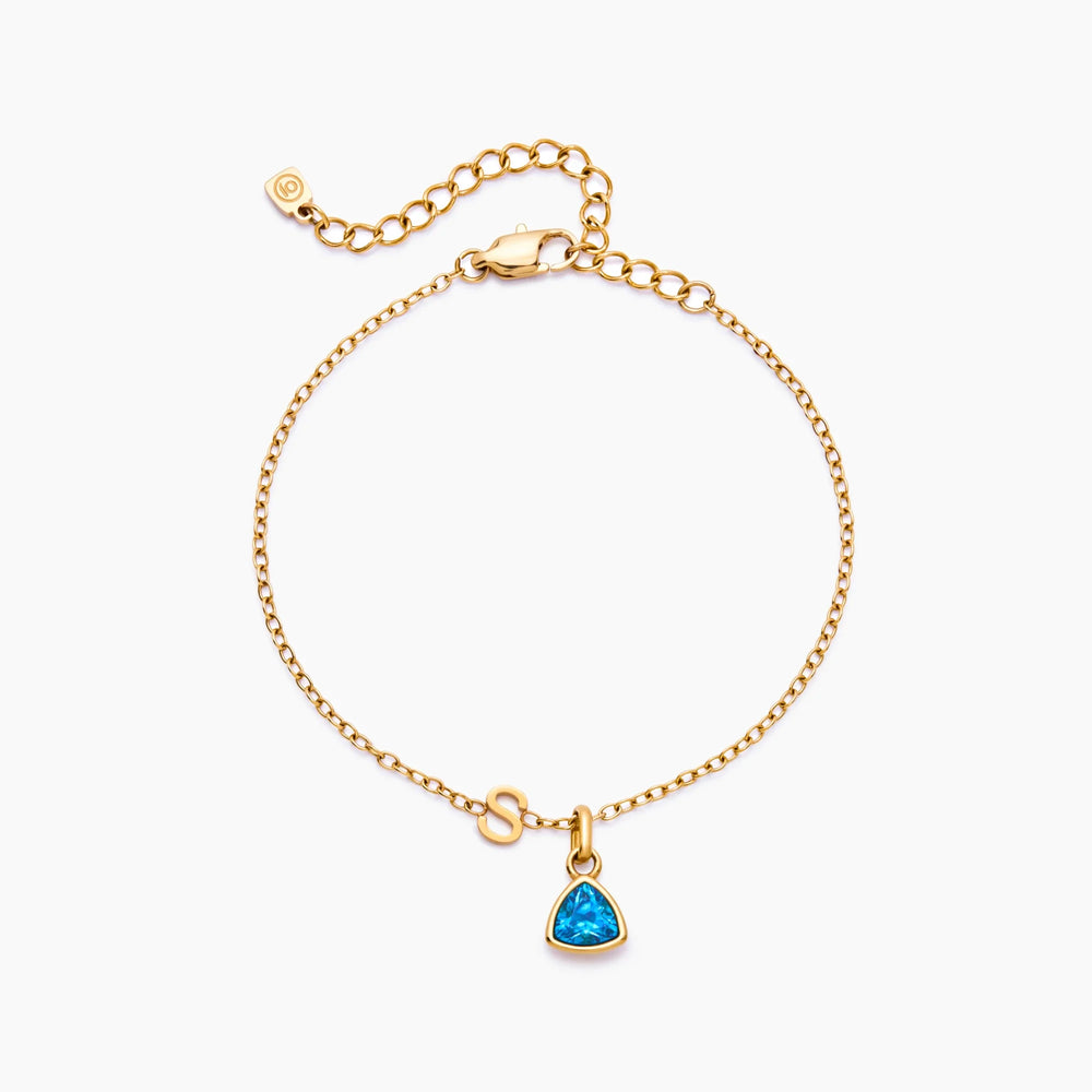 Bracelet Lettre Précieuse — vue 1