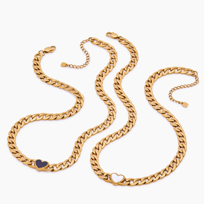 Collier Cœur Gourmette — vue 6
