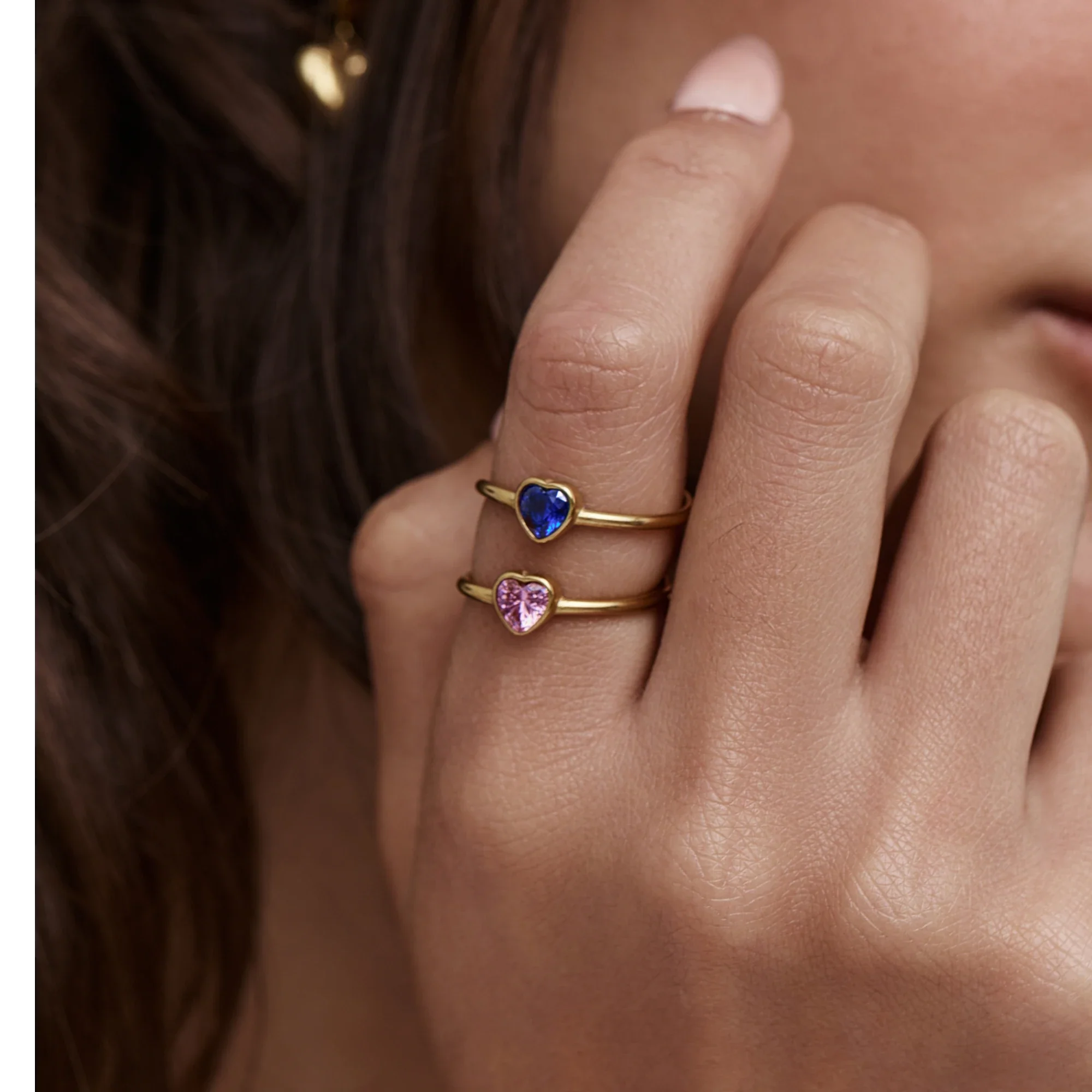 Bague Cœur Solitaire — vue 4