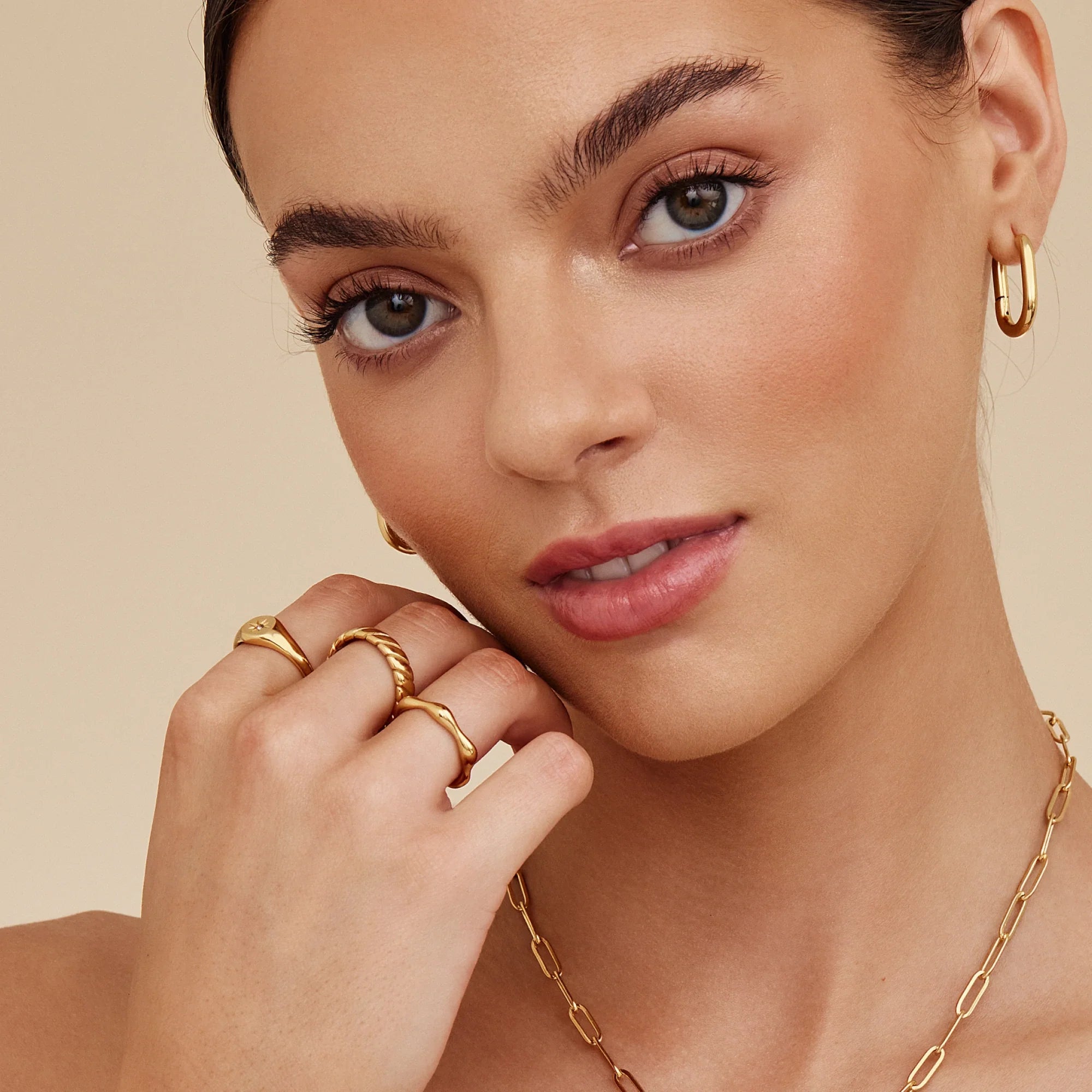 Bague Ondes Fluides — vue 3
