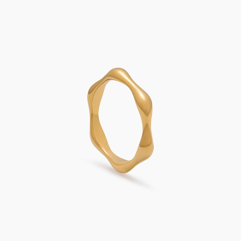 Bague Ondes Fluides — vue 6